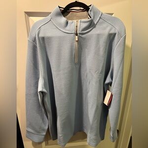 Men Flag & Anthem QTR zip pullover